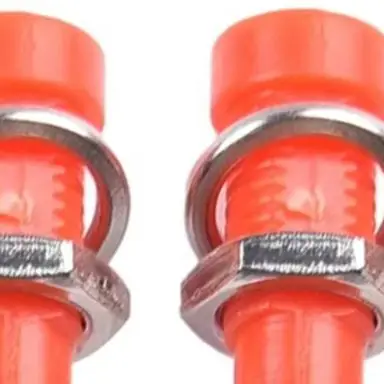 10PCS 2MM Banana Socket Binding Post Copper Nickel Plated Connector Terminal For Electrical Wire Cable Testing Red Black