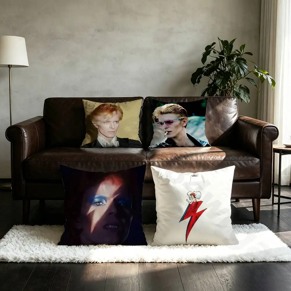 D-David Cool B-bowie pillow cover living room sofa cushion cover bedroom room bed pillow cover home decoration