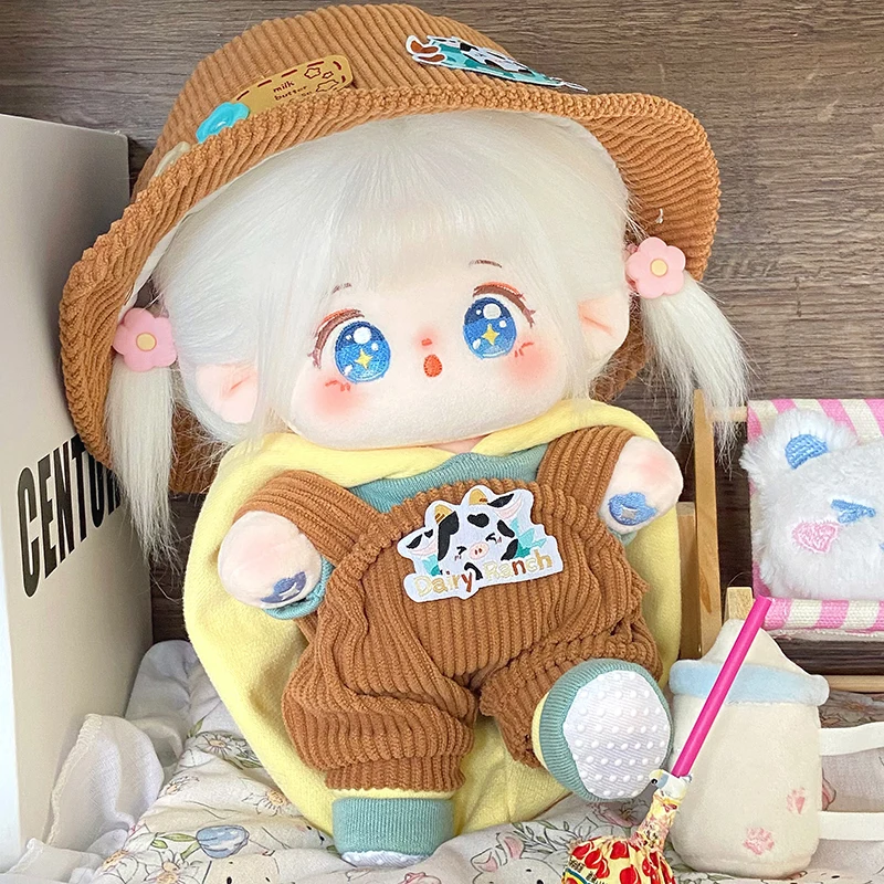 20cm Cotton Girls Doll And Clothes Plush Fashion Collectible High-Quality Genuine New Doll for Girls And Collectors