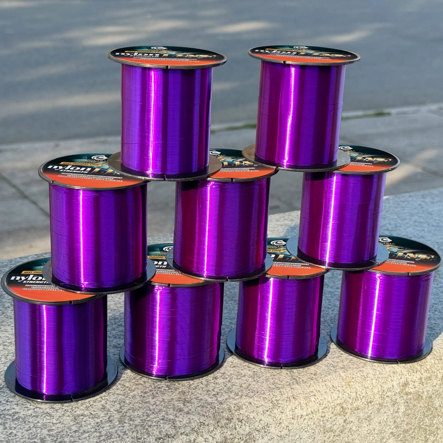 YACUMA 300M/500M Starke Nylon-Monofilament-Angelschnur, glatt und mit geringer Dehnung, für Süßwasser- und Salzwasser-Angelzubehör – Detail 5