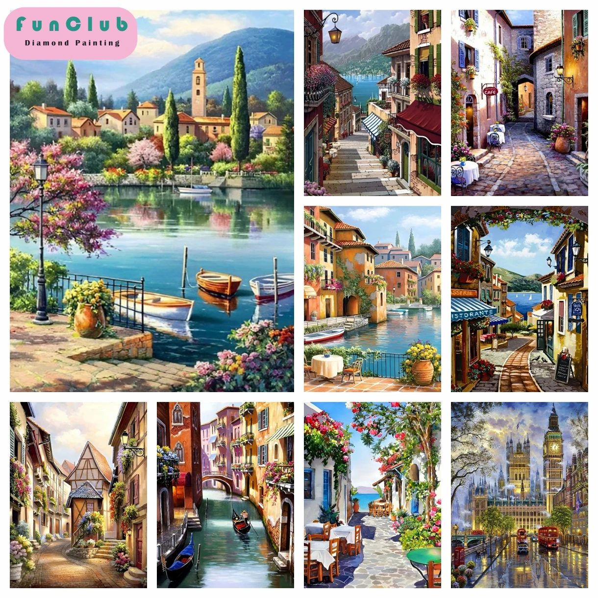 

Алмазная картина, хобби, городской пейзаж, наборы, полная круглая дрель, вышивка, пейзаж, уличный подарок «сделай сам», домашний декор, картина из страз