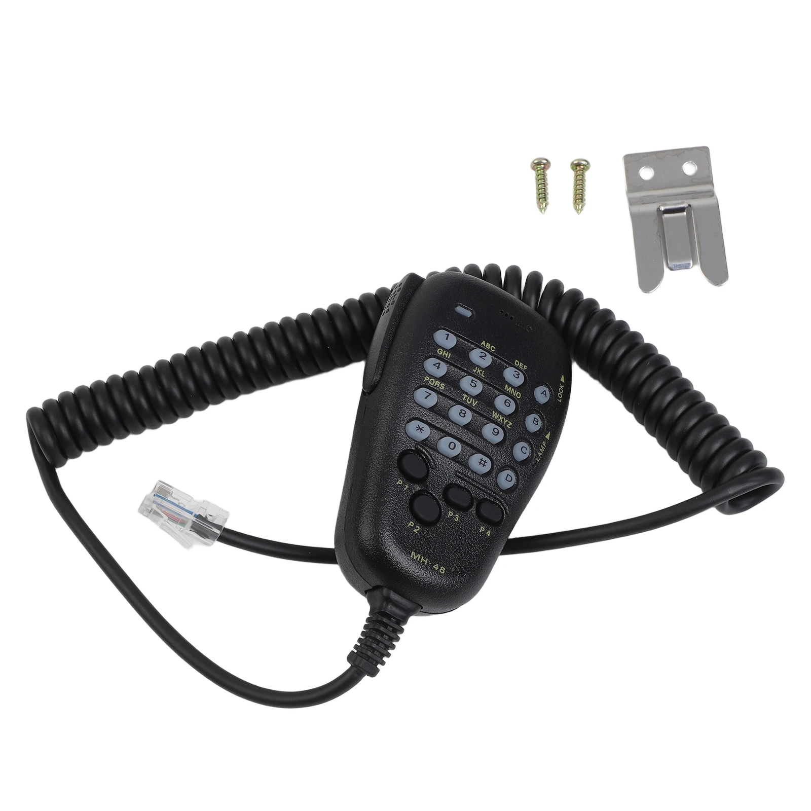 Programmable Buttons 6 Pin Microphone External Speaker Port IP54 Protection Standard Communication In Noisy Environments