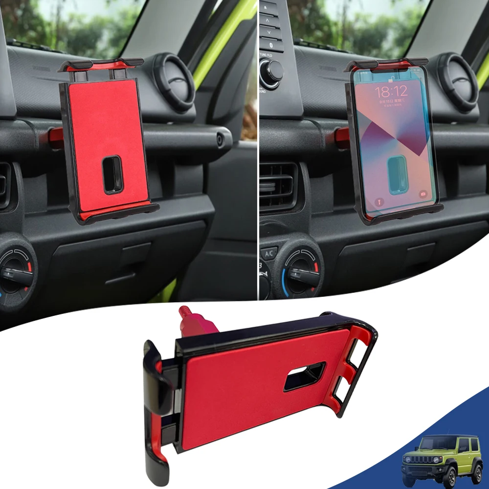Car Tablet Phone Holder Mount Support Bracket GPS Stand for Suzuki Jimny JB64 JB74 XL 5-Door 2019-2024 Auto Interior Accessories