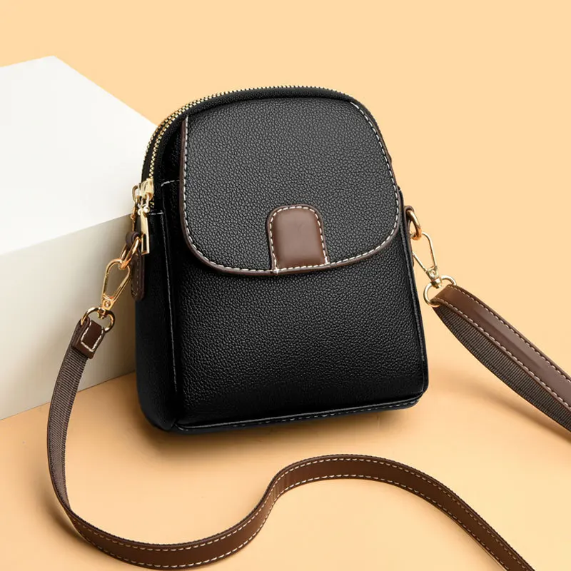 

Luxury Waist Bag Women Waterproof Pocket Fashion Cowhide Casual Crossbody Handbag Unisex Travel Purse Large Capacity Brand Bags