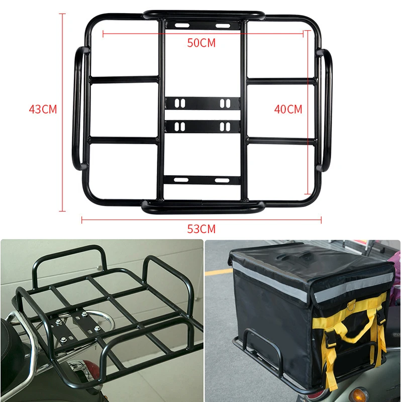 Mountain Road Bicycle Rear Racks Universal Bike Luggage Touring Carrier Rack Bike Cargo Rack With Fender Takeaway Delivery Rack