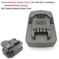 For Black&decker/Stanley/Porter-Cable 18V 20V Lithium Battery Adapter Convert To for Parkside 20V Cordless Power Tools