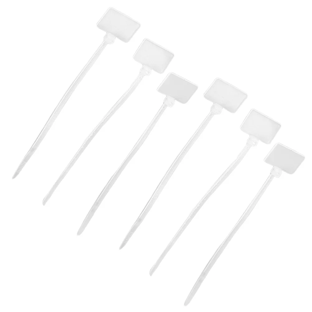 

250Pcs Label Zip Ties Durable Self-Locking Nylon Cable Ties for Home Office Network Wire Wrap Electric Cable Organizer