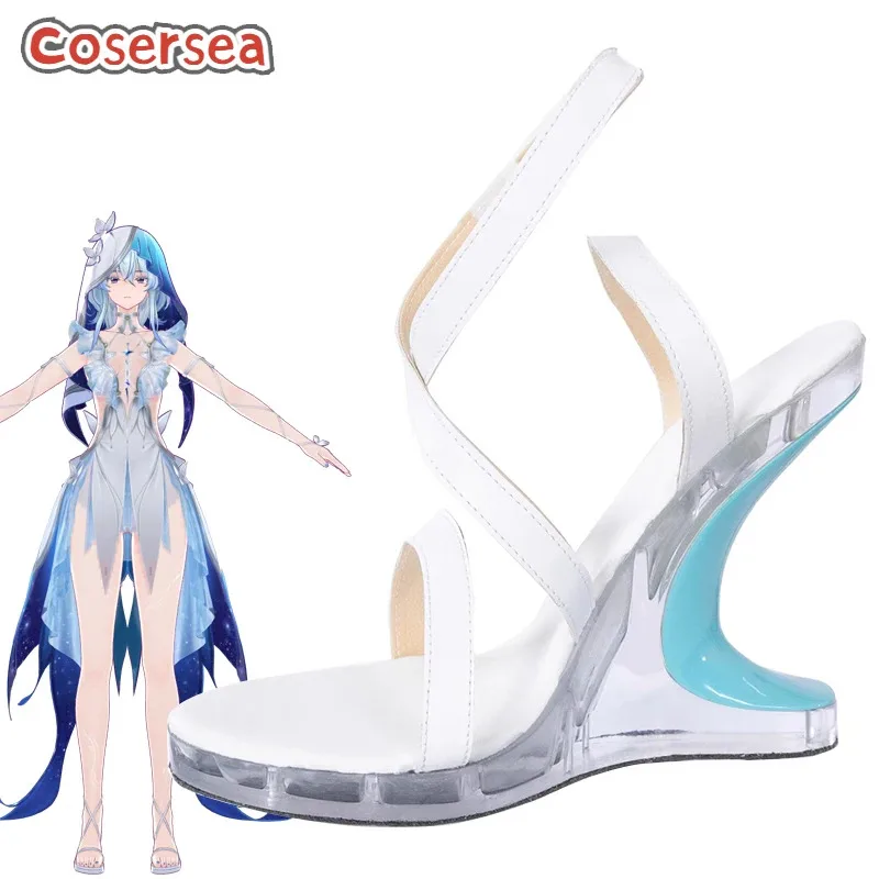 

Cosersea The Shorekeeper Cosplay Shoes Game Wuthering Waves The Shorekeeper Cosplay Shoes High Heel Halloween Cosplay Shoes