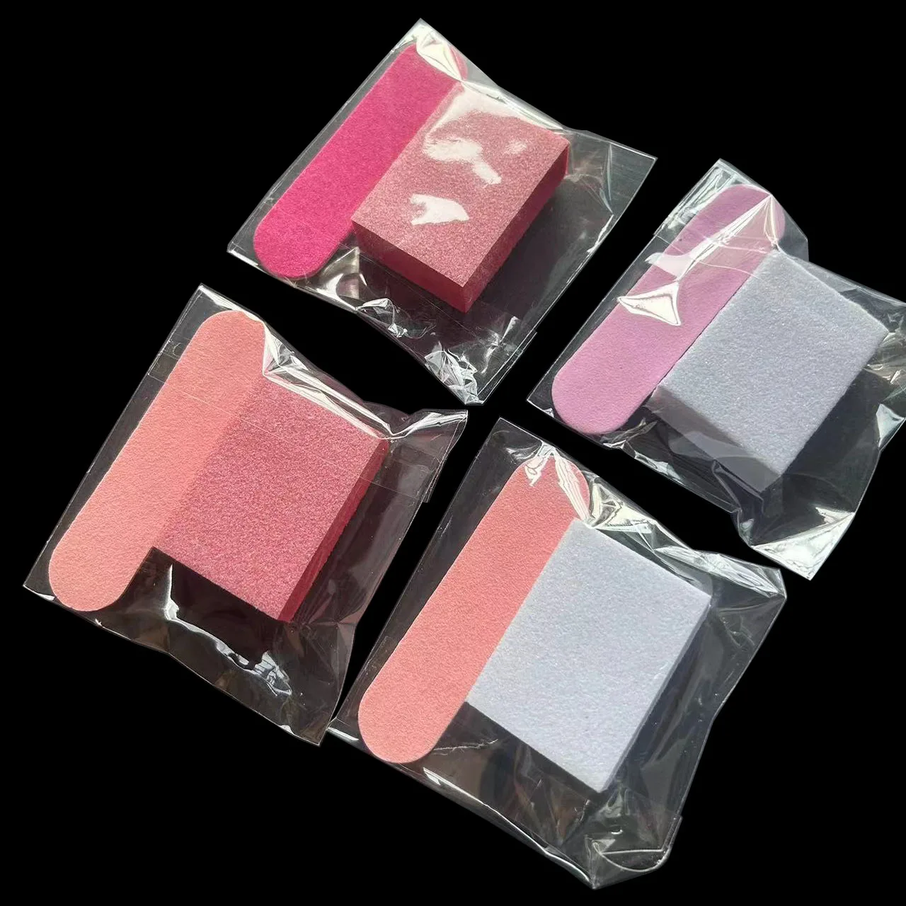 10 stücke mischen Farbe Mini Maniküre Set Einweg Nagel Kit Hotel Maniküre Werkzeug Großhandel Nagel Puffer Block Nagel haut Holz Stick