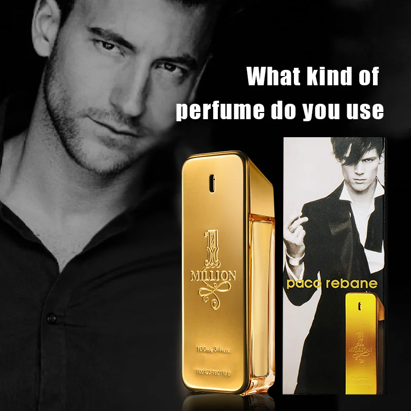 Paco Rabanne 1 million EDT pour hommes 100 ml parfum de club en cuir épicé doux longue durée Original