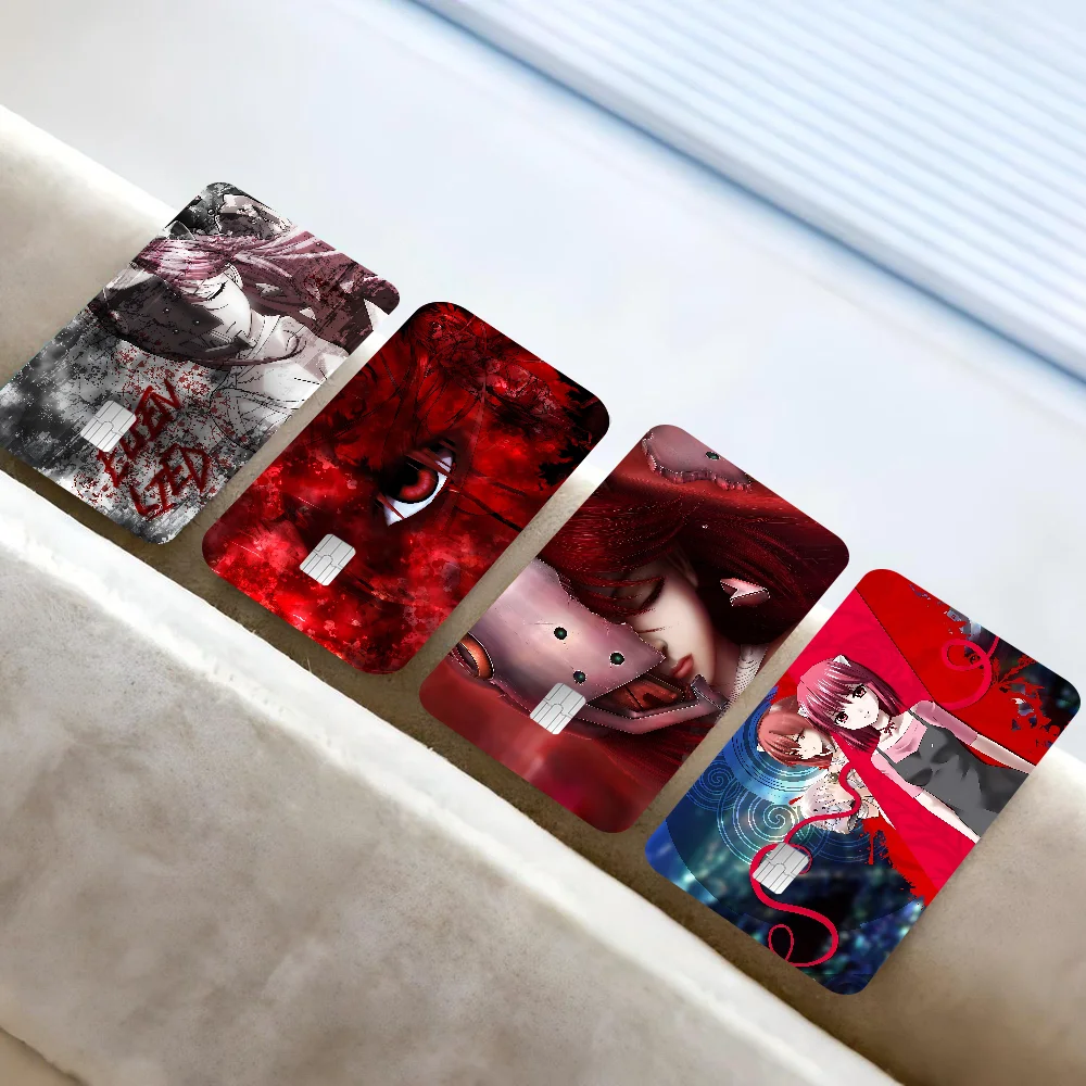 

Anime E-Elfen L-Lied 2024 Anime Cartoon Skin Stickers Film Tape Case For Big Credit Debit Card Front Side