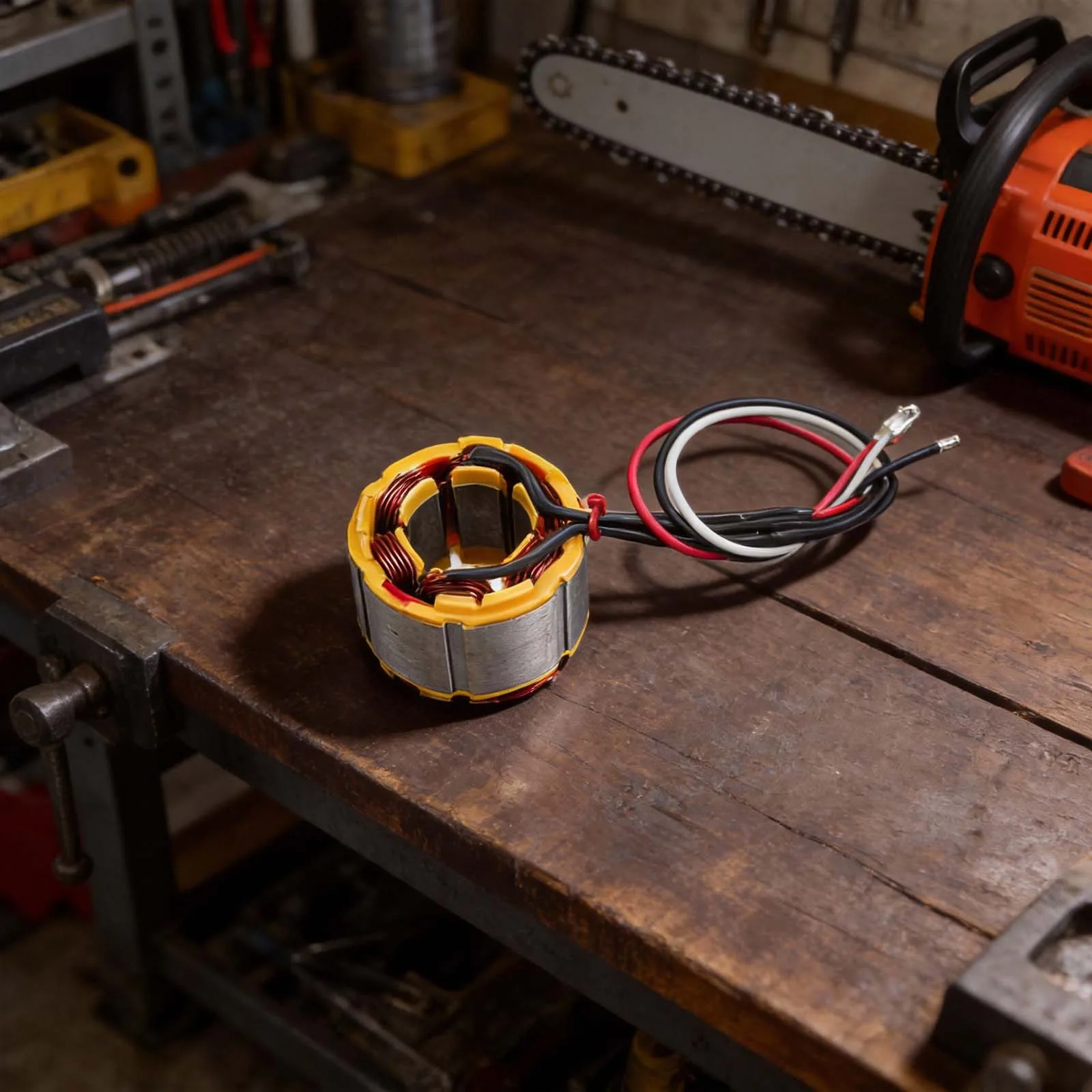 

Workshop Repair 50mm In Diameter Stator Coil Advanced Winding Technology Stator Coil Repair Part Precision Winding