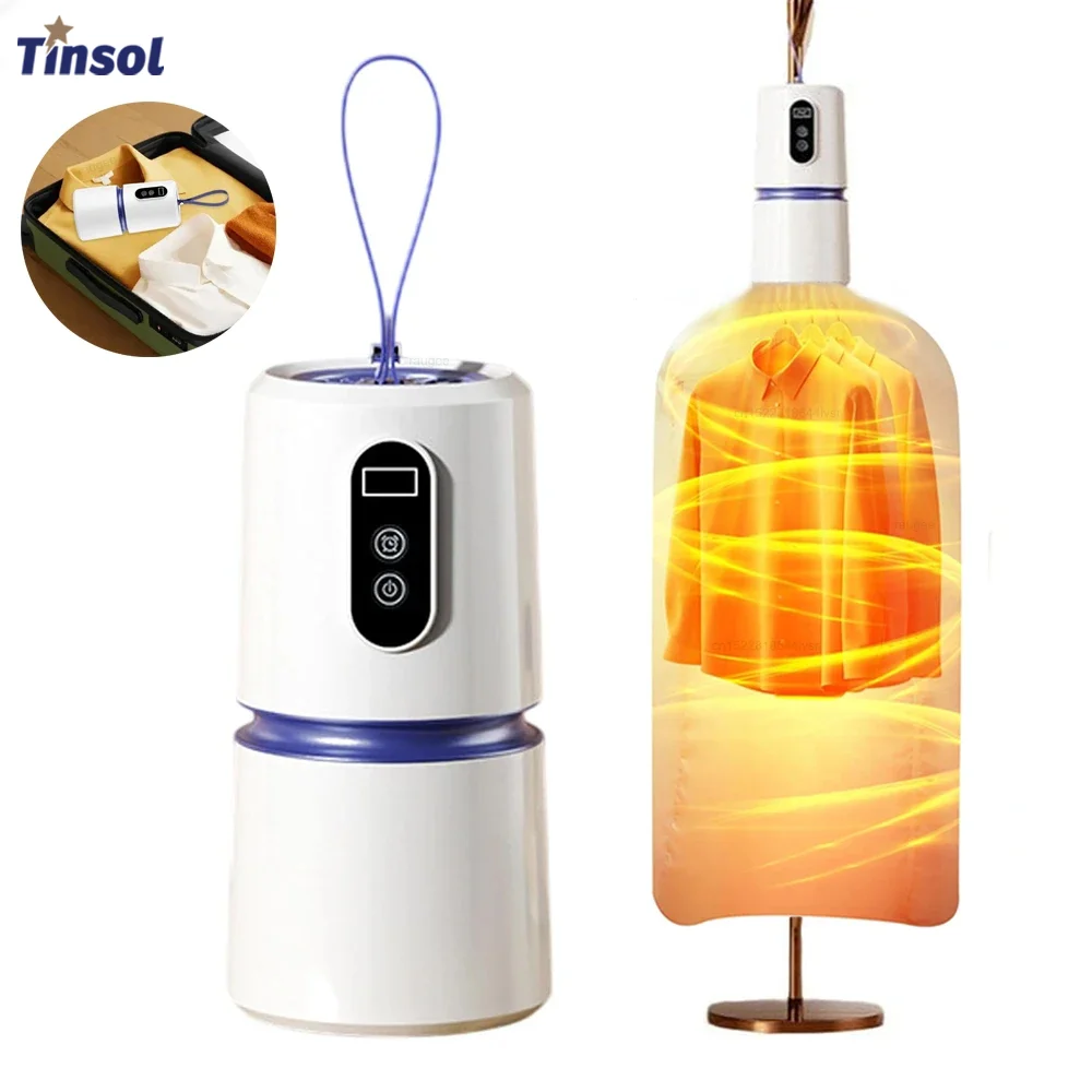 

Портативная сушилка для одежды Быстросохнущая складная маленькая электрическая сушилка для одежды Подходит для путешествий, общежитий и других сценарий