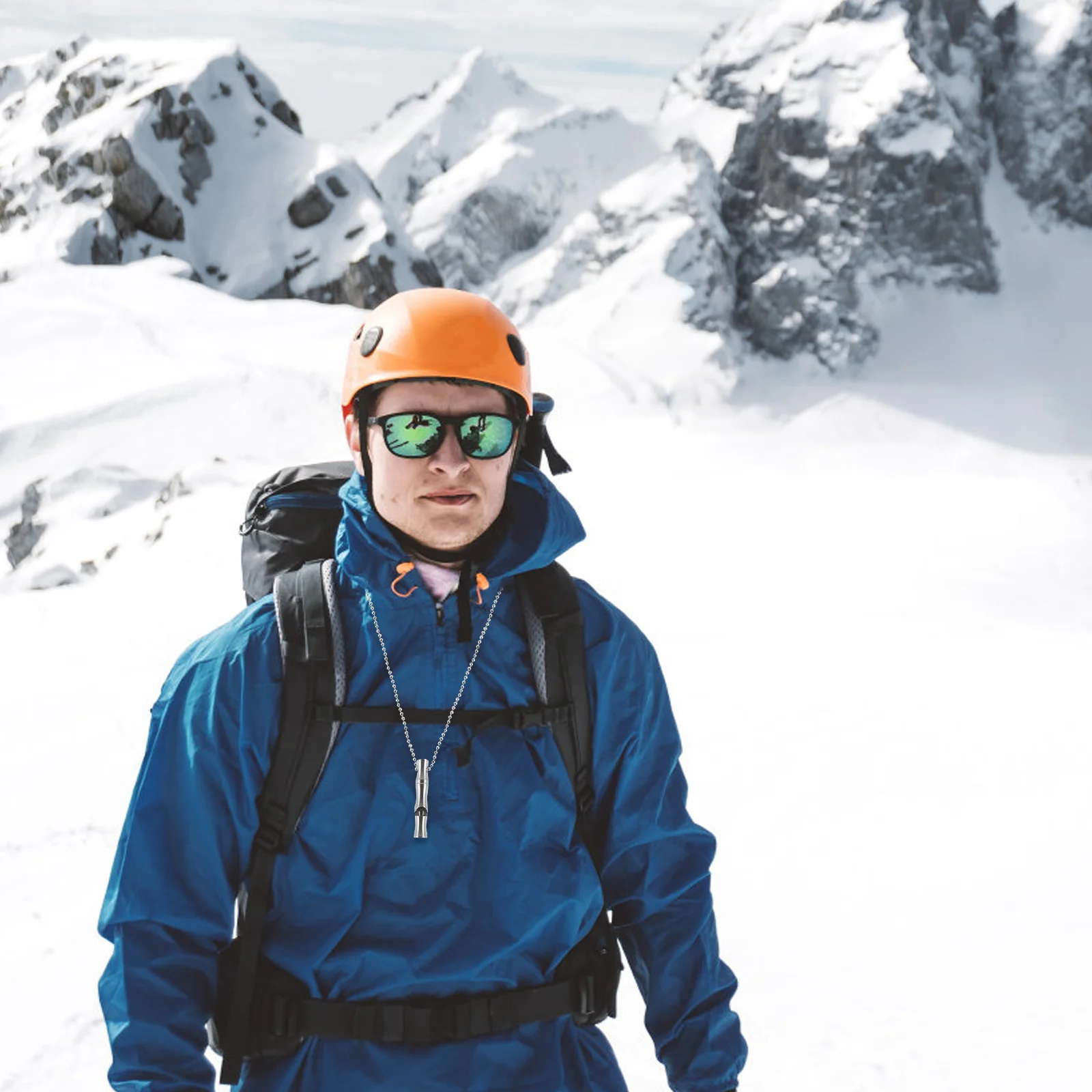 Sifflet de survie multifonction en acier inoxydable, fort d'urgence, Sports de plein air, arbitre, football, randonnée, sifflet métallique Portable