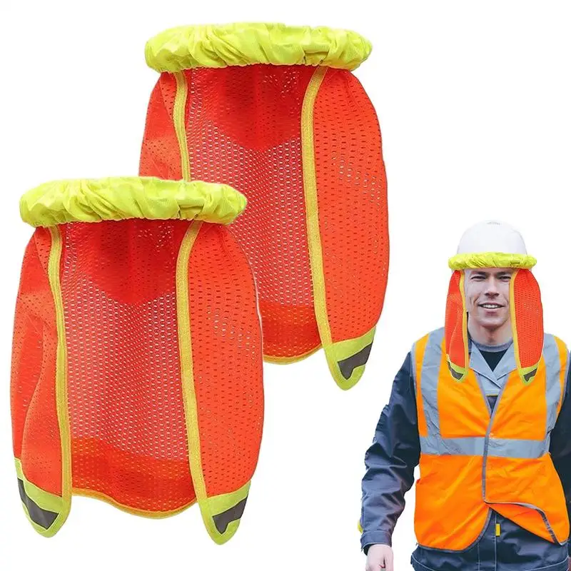 

Hard Hat Visor Hard Hat Shade Full Brim UV Protection Lightweight Helmet Accessories With Reflective Strap Shield Neck Cover For