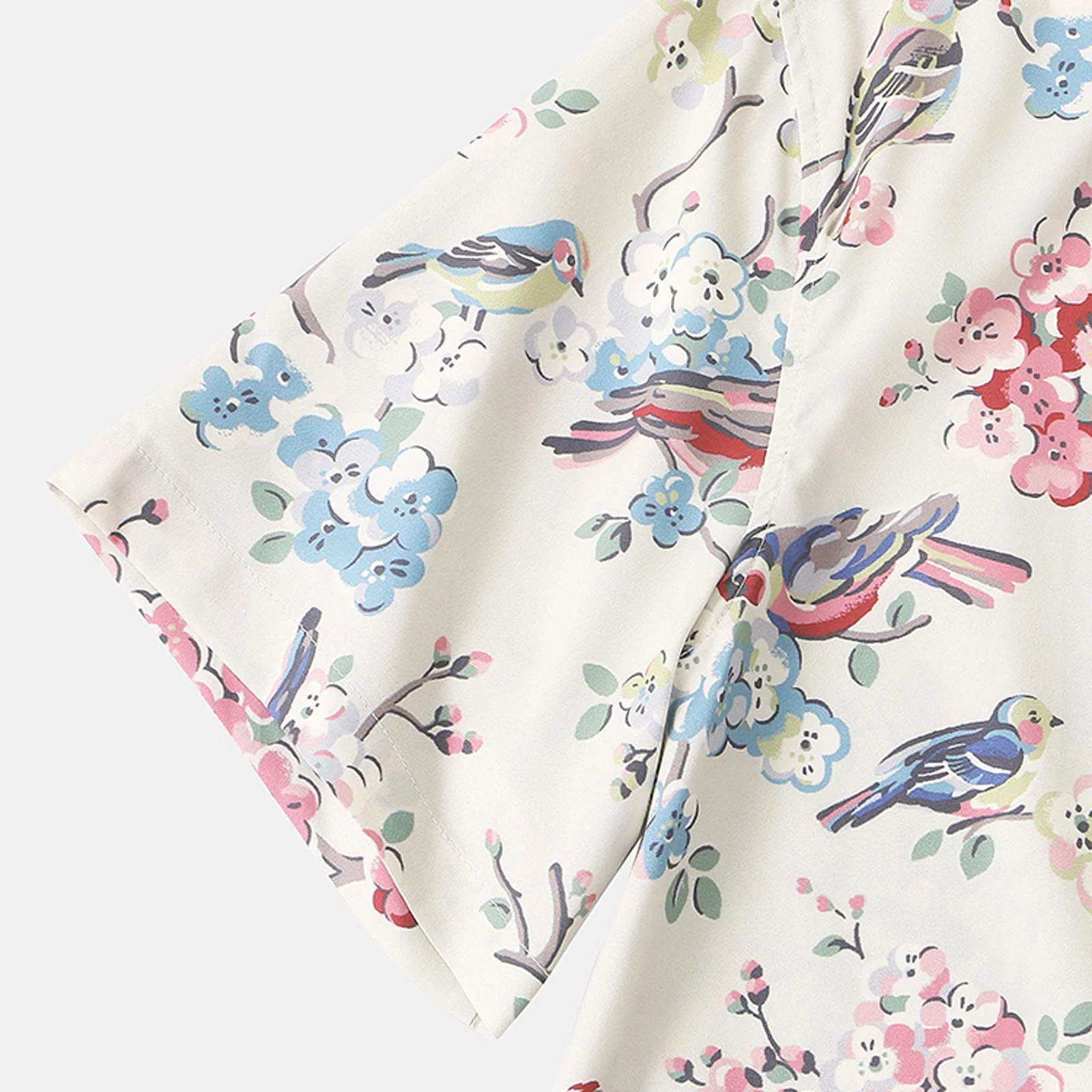 

Floral And Bird Print ort Sve irt 3D Flower And Bird Pattern Summer Casual Menswear Polyester Material Slim Fit irt