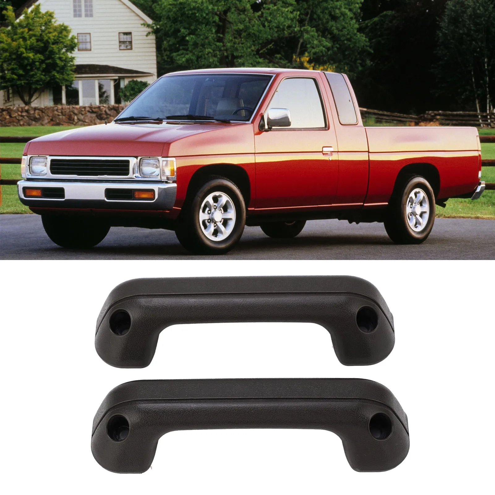 80940 15G00 Armrest Door Handle For Hardbody D21 Frontier Pickup 1986‑1997 8094015g00 ABS Armrest Door Pull Handle