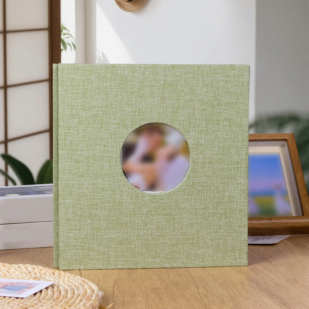 Linen Finish Scrapbook 23 x 25 cm for Documenting Special Events Including Weddings Birthdays and Anniversaries