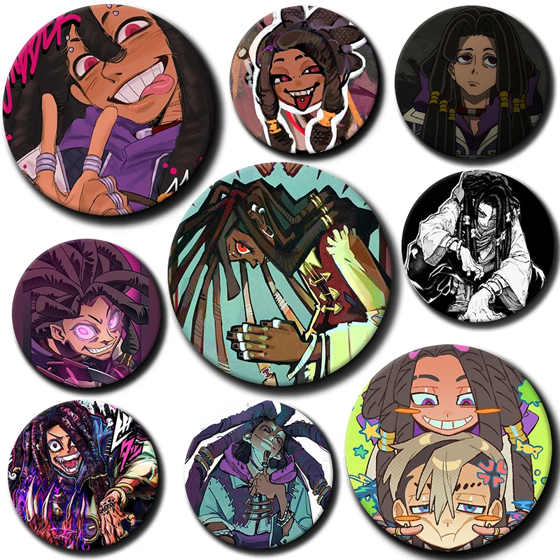 

58mm Cartoon Character Jabber Button Pin Badge Jabber Anime Brooch Creative Badge for Backpack Clothes Decoration Gift