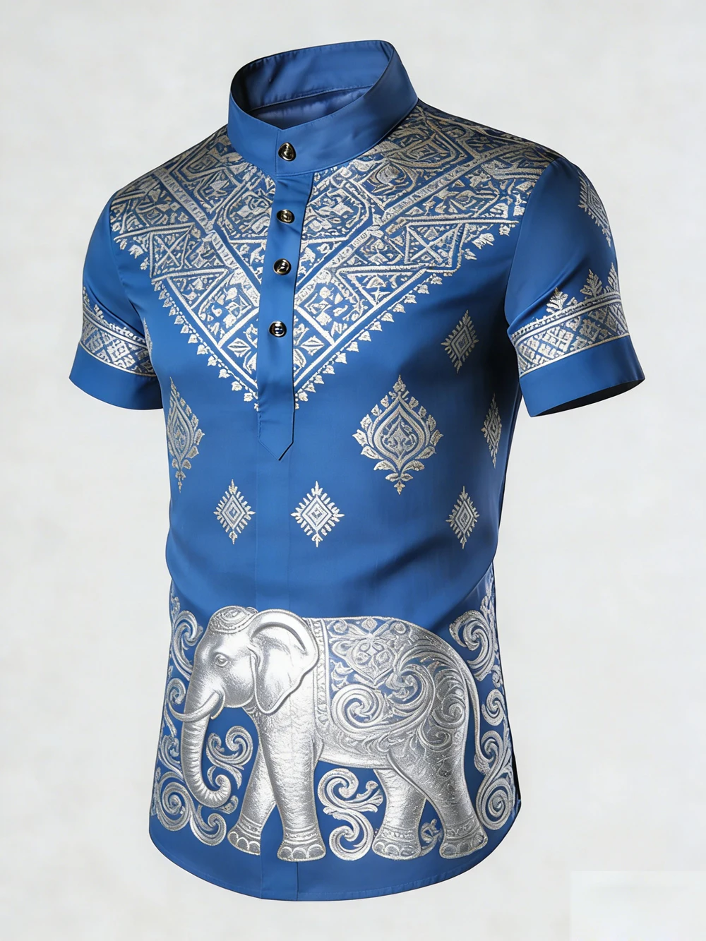 

Men's Linen Short Sleeve Stand Collar Straight Shirt 16 Styles HD 3D Print Designer Shirts Hawaiian Outdoor Men's Fast Shipping