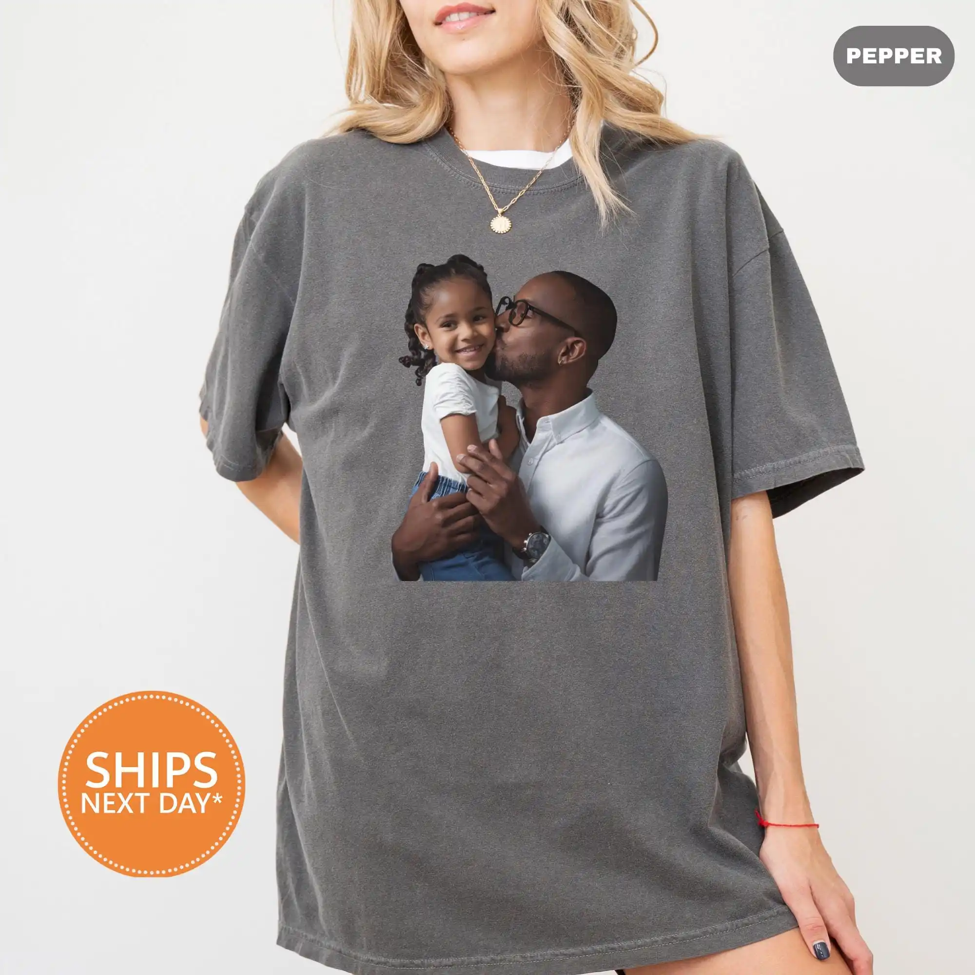 Personalized Custom Image Tshirt Family Themed Photo Tee DIY Casual Tops Unique Birthday Gift Fashion Daily Wear For All Family