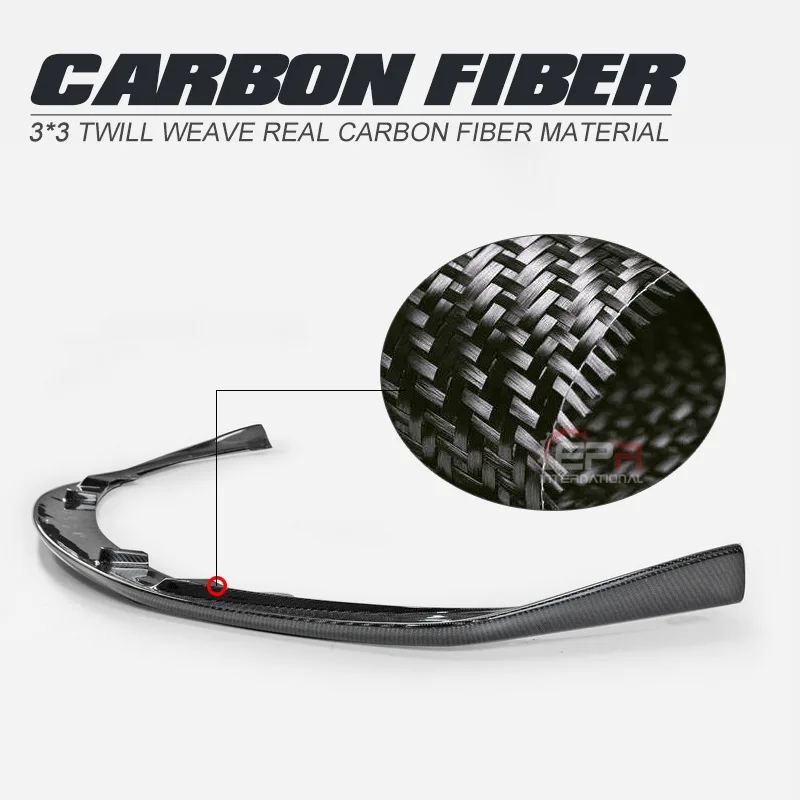 

Applicable for Lexus GS350 Modified Parts ZR Style Carbon Fiber Front Lip Chin Front Spoiler Small Bag