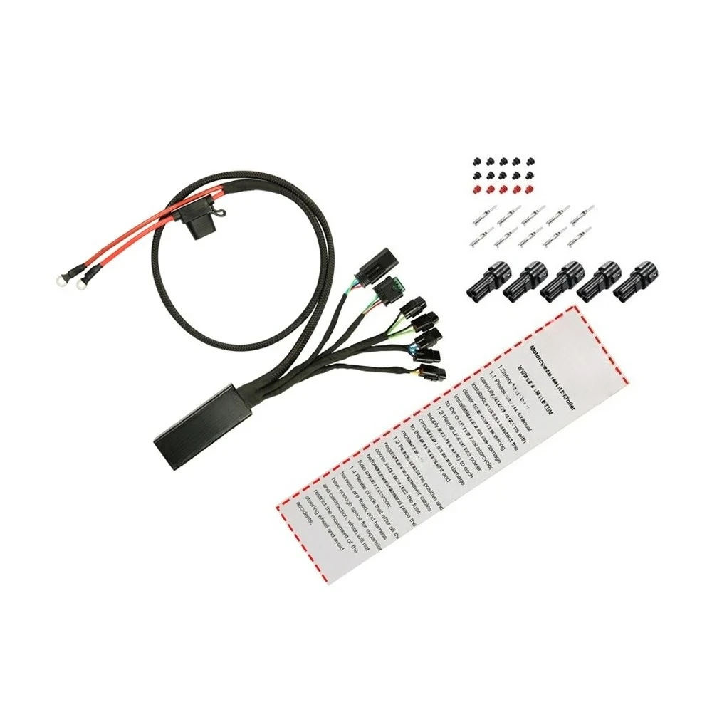 Motorcycle spotlight switch intelligent control system, the original car switch control adds spotlights