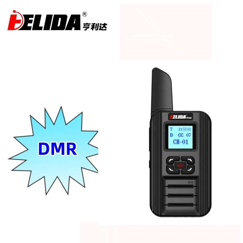 DMR f711 Digital Walkie Talkie Dual Mode Analog Two Way Radio Dual Time Slot Tier 1+2 Ham Radio