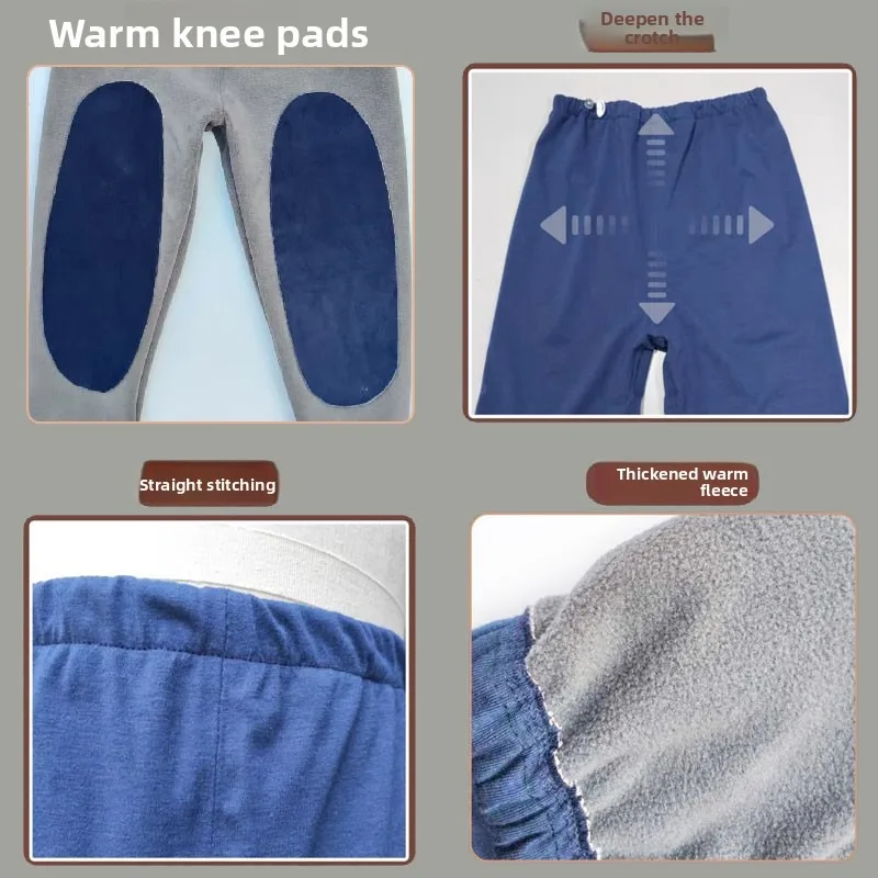 Washable Adult Diaper Pants Thermal Leak Proof Underwear Elderly Comfortable Reusable Incontinence Wear Warm Breathable Care