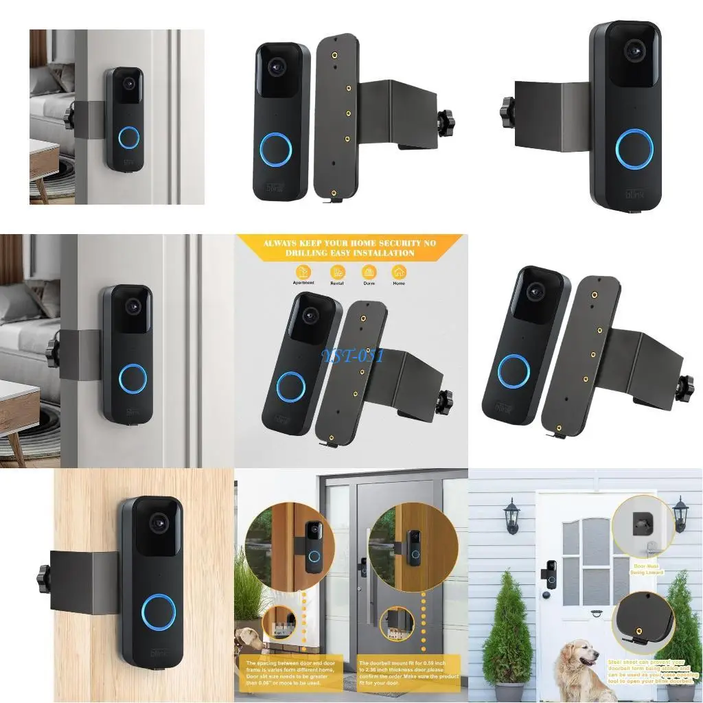 

E15A Противоугонные держатели дверных звонков без сверления. Требуются регулируемые конструкции для решения безопасности дома и