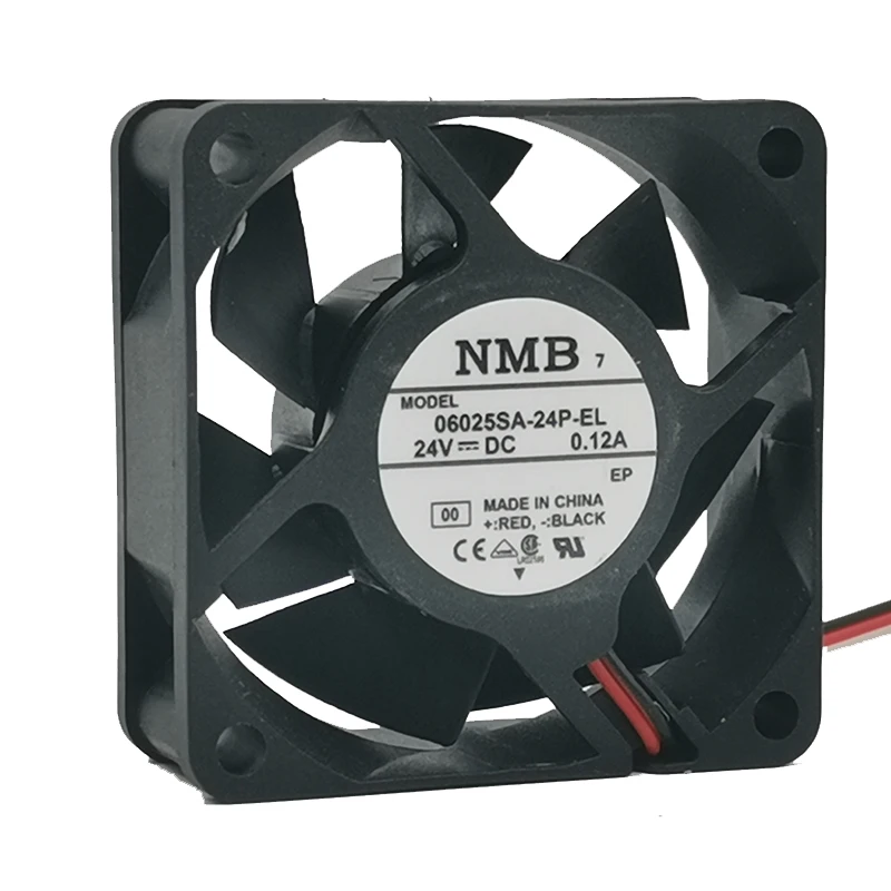 

New CPU Cooler Fan For NMB 0625SA-24P-EL 24V 0.12A 6025 6CM Silent Chassis Cooling Fan