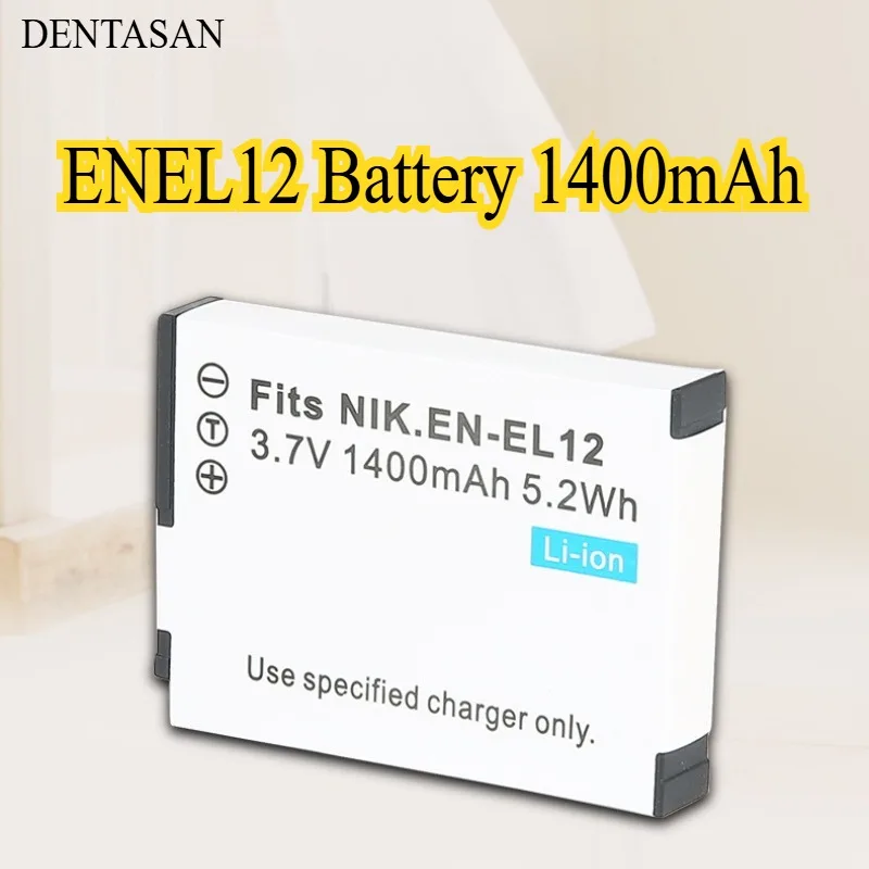 

Аккумулятор ENEL12, 1400 мАч, подходит для цифровой камеры Nikon Coolpix P300 P310 P330 S6300 S9200 S9500, аккумулятор