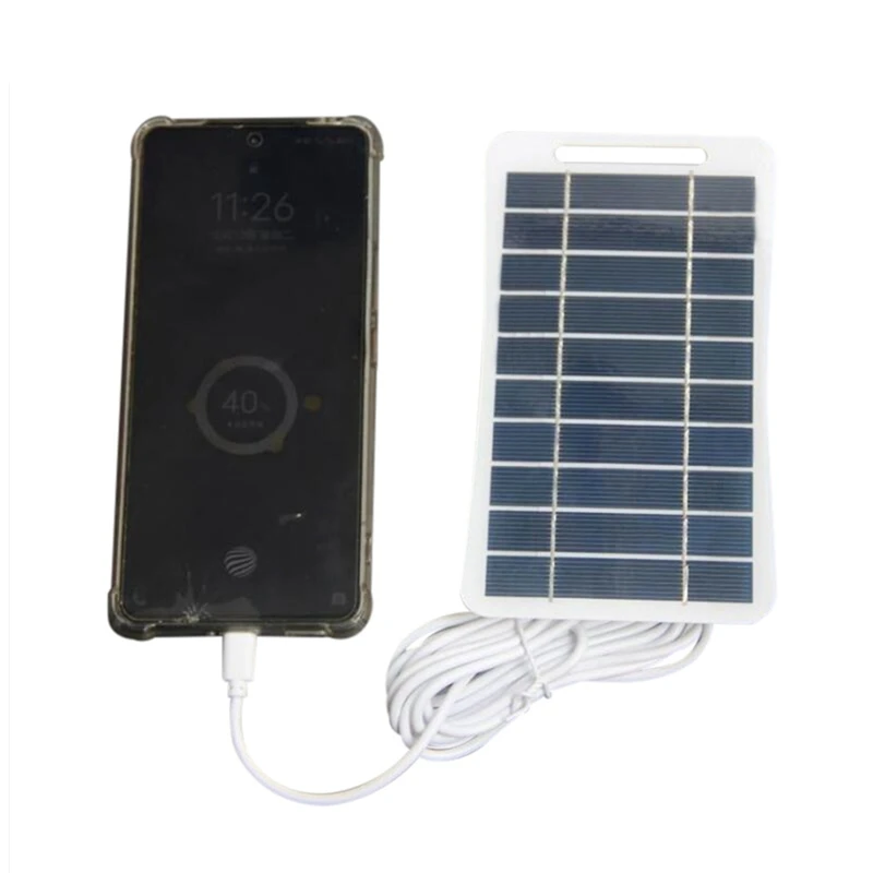 Mini Panel Solar de 5V y 2W, cargador Solar USB, paneles solares tipo Micro, Panel Solar portátil para teléfono, iluminación del hogar