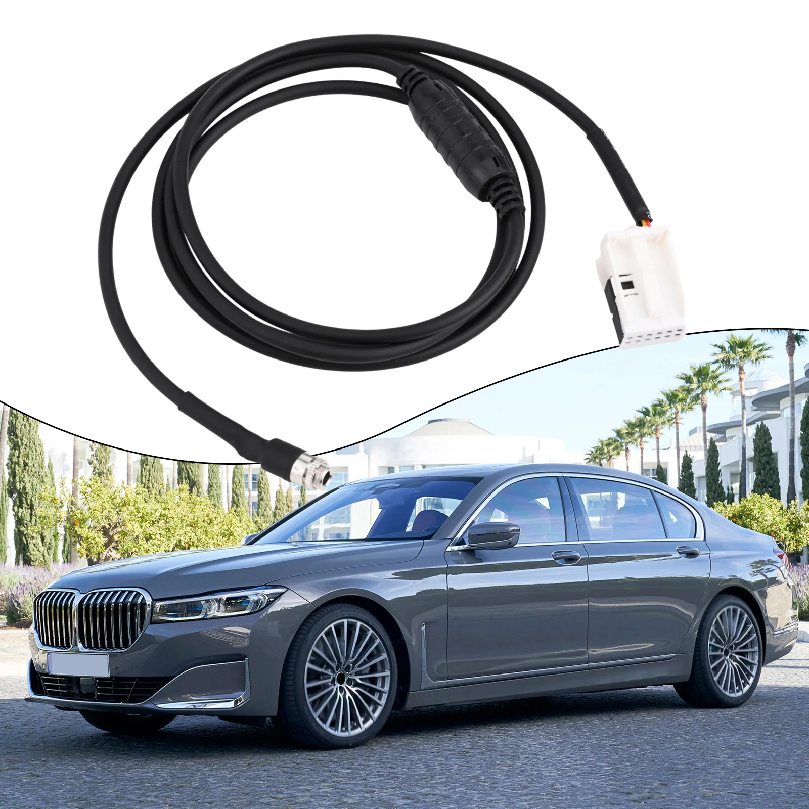 AUX to Car Stereo Adapter Cable for BMW 5 Series E60 6 Series E63 E64 E65 E66 1 Series E87 E88 E81 E82 3 Series E90 E91 E92 Use