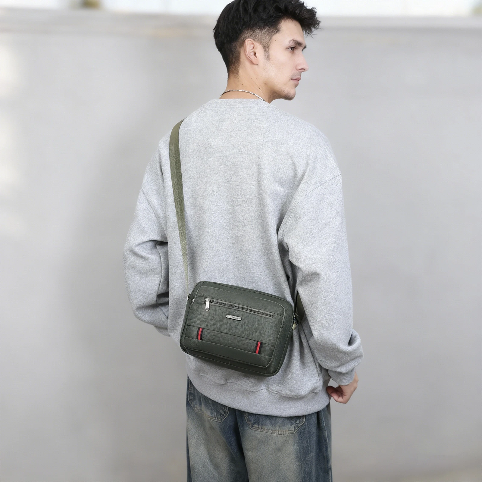 Легкая сумка через плечо для мужчин, 7,9-дюймовая дорожная сумка для планшета, сумка через плечо, повседневная нагрудная сумка для пешего туризма, кемпинга, работы