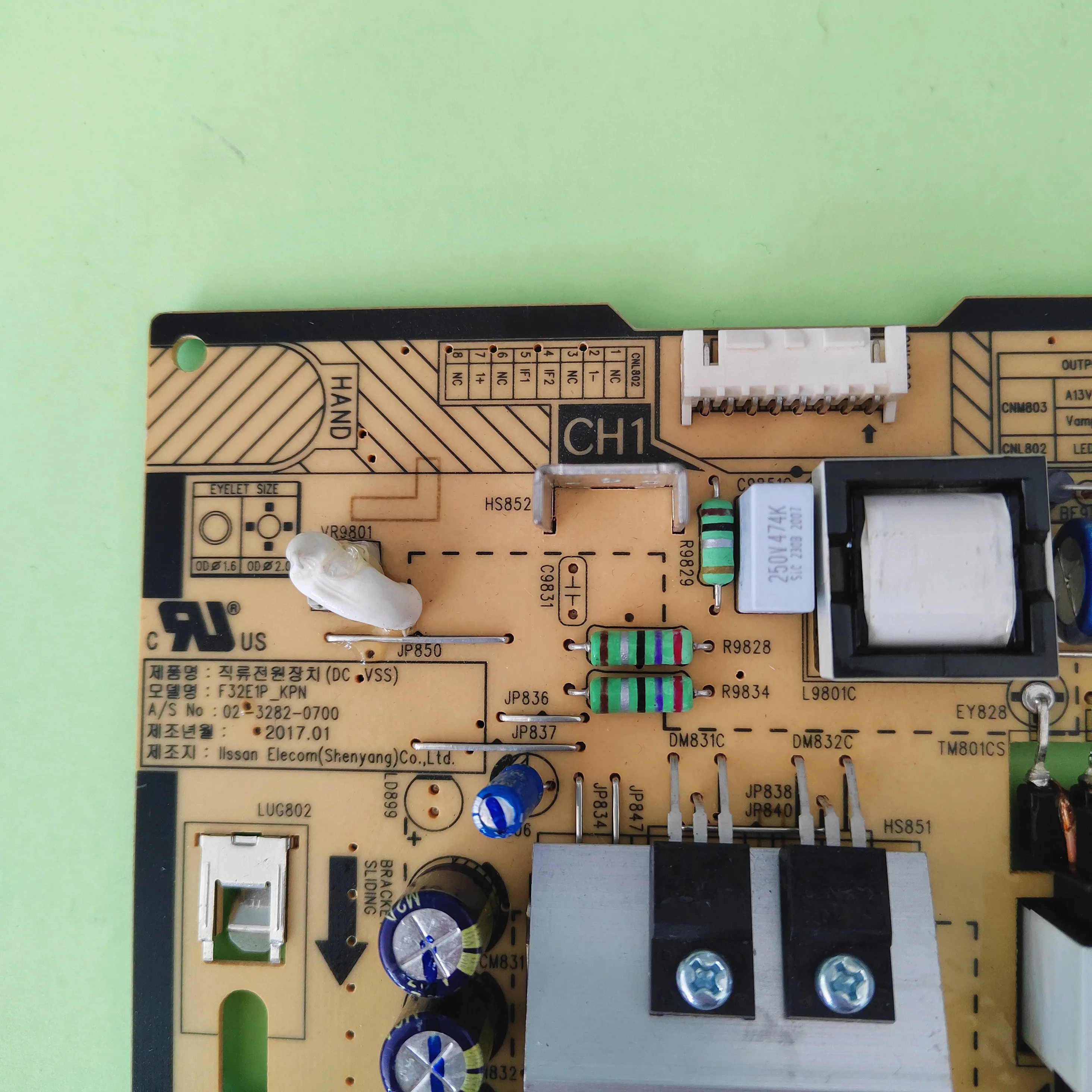 Placa da fonte de alimentação para a tevê, BN44-00882A, BN4400882A, F32E1P-KPN, 02-3282-0700, 32 dentro, LH32PMPMFP, LH32PMFPBGA, F32EP1, novo