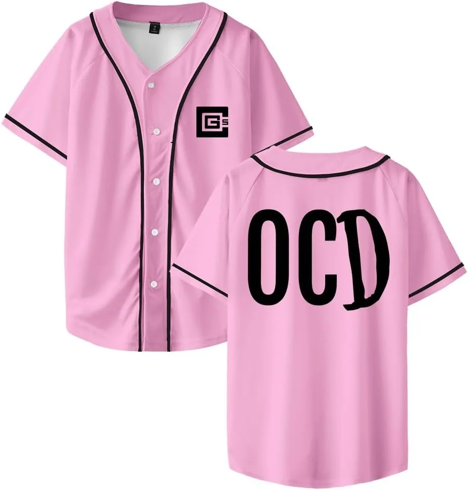 

CG5 Baseball Jacket New Logo Merch T-shirts Women Men Fashion Casual Short Sleeve