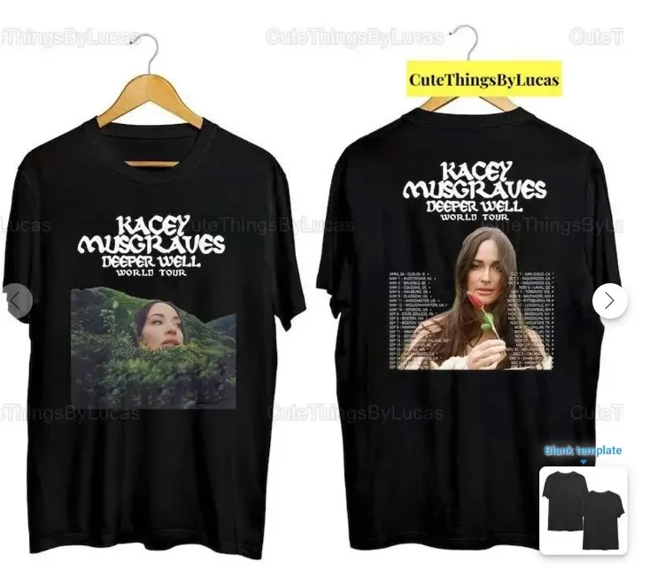 Kacey Musgraves Deeper Well World Tour Shirt