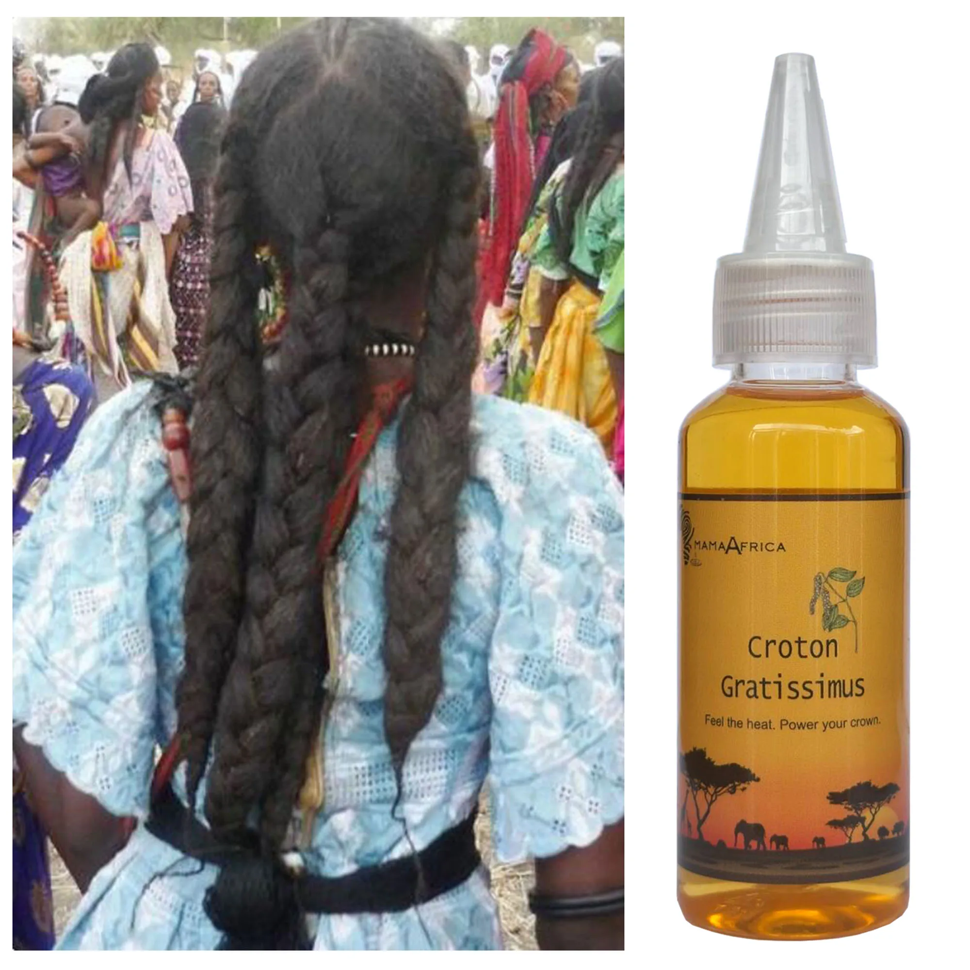 

West African Scalp Awaken Oil for 3C–4C Kinky & Coily Hair