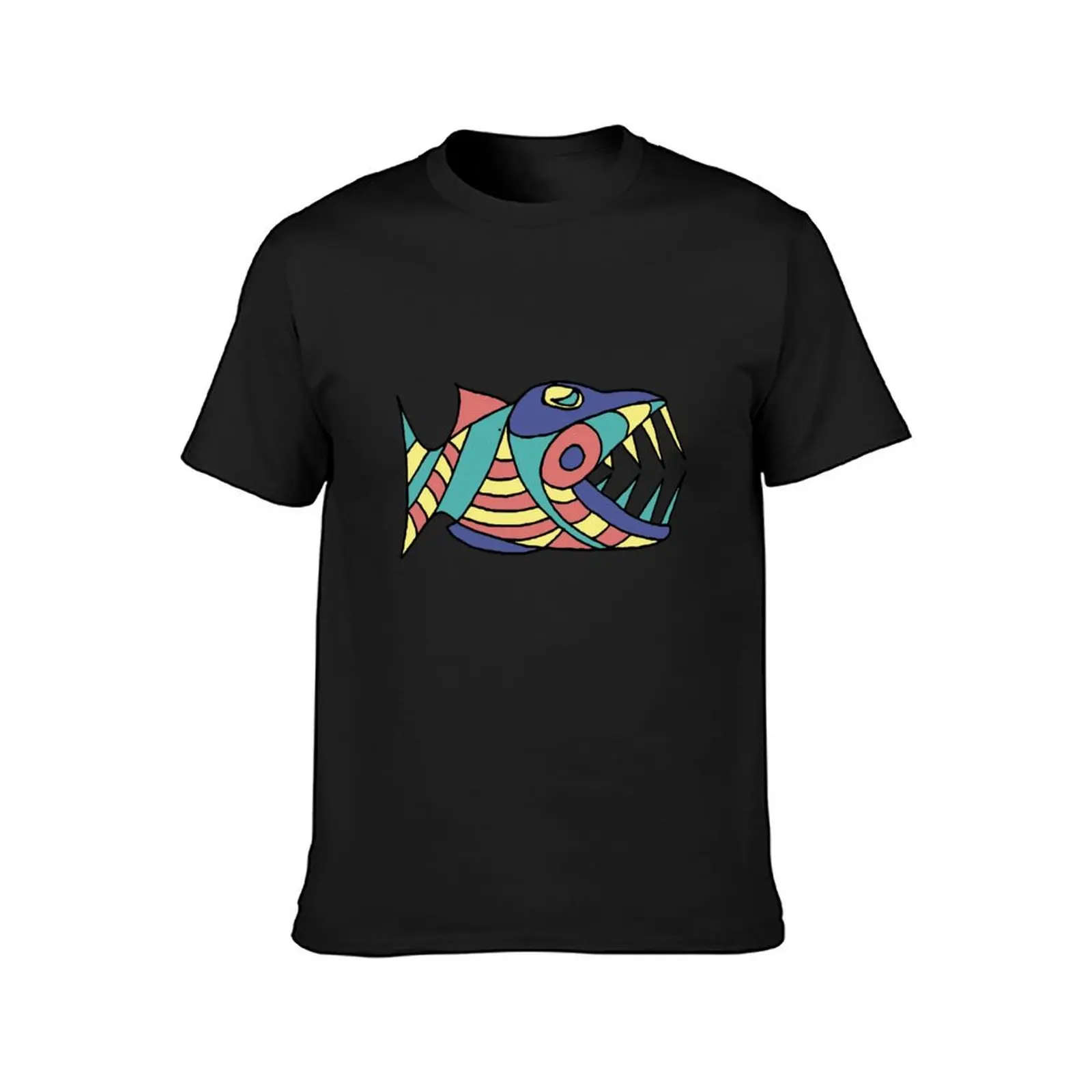 Predatory fish - Underwater adventure T-Shirt korean fashion sports fans t shirt men