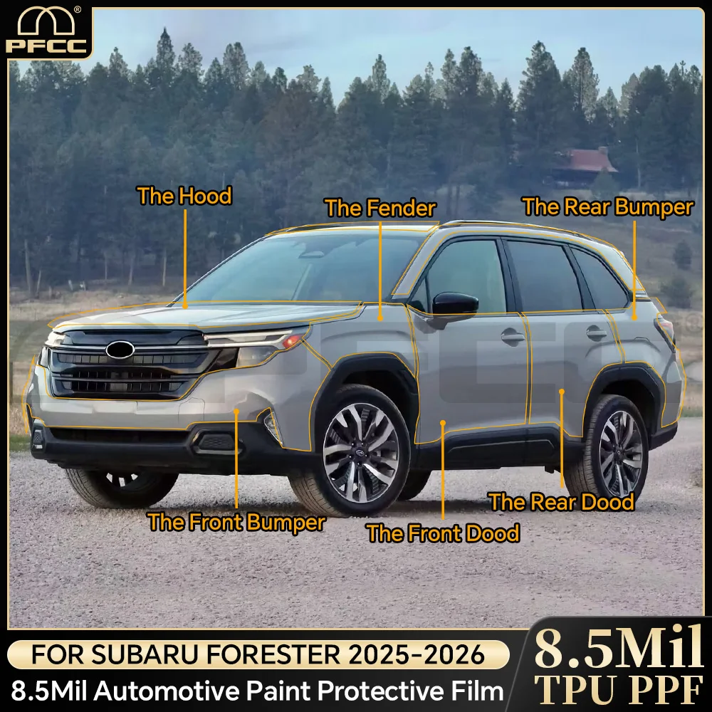 

PPF For Subaru Forester 2025 Car Paint Protection Film Pre-cut Body Sticker Anti-scratch Bra Kit Accessories Clear TPU Styling