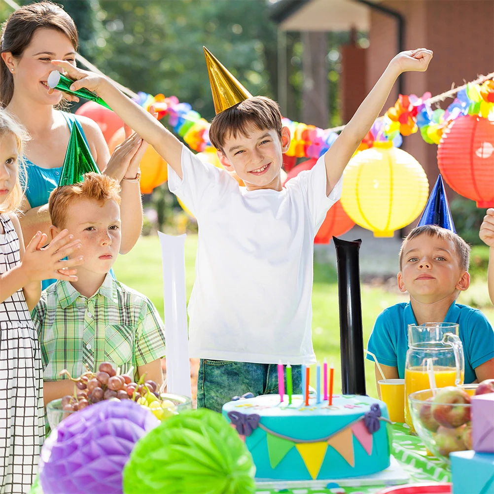 

48 Pcs Inflatable Cheer Sticks Balloon Battle Blow up Party Football Items Carry Lightweight Children Toys