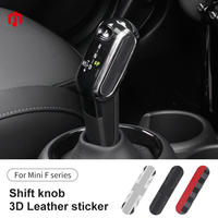 Car Gear Shift Cover Stickers Decals For MINI Cooper JCW F56 F55 F54 F57 F60 Countryman Clubman Car Interior Styling Accessories