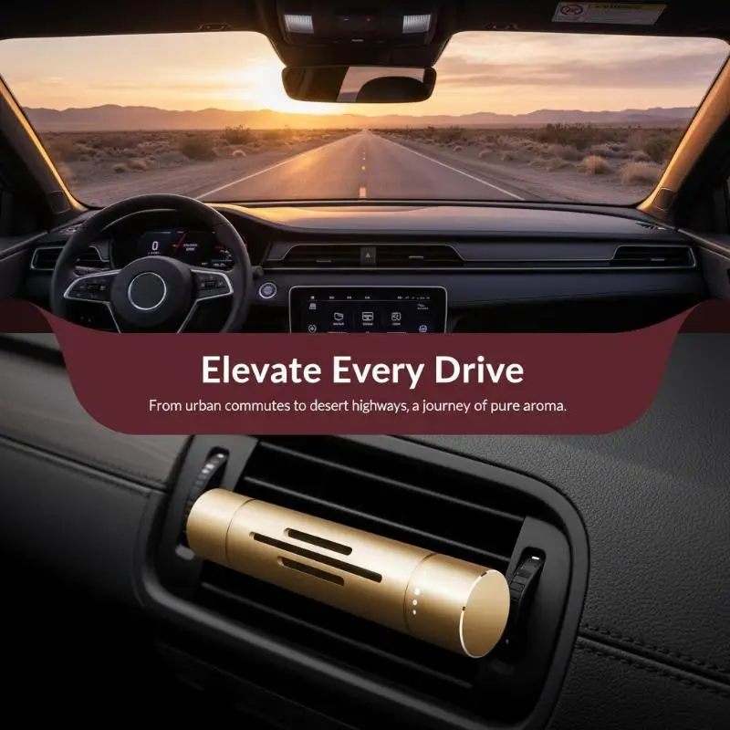 Car Air Vent Perfume Long Lasting Natural Scent Universal Fit 1 Set Air Freshener for Car Interior Accessories