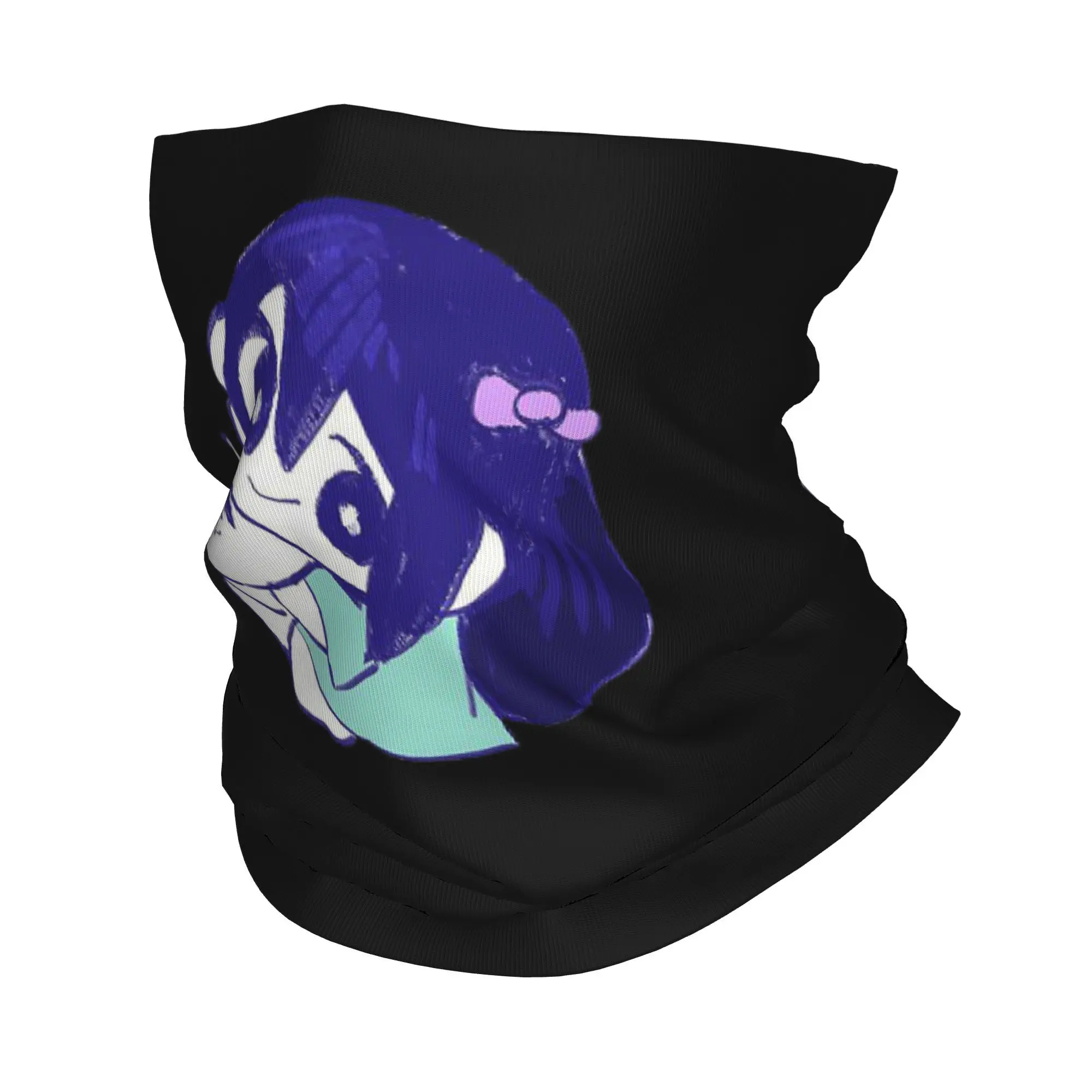 Omori Anime لعبة فيديو باندانا غطاء الرقبة قناع مطبوع وشاح متعدد الاستخدام قناع الوجه الرياضة في الهواء الطلق للرجال والنساء الكبار تنفس