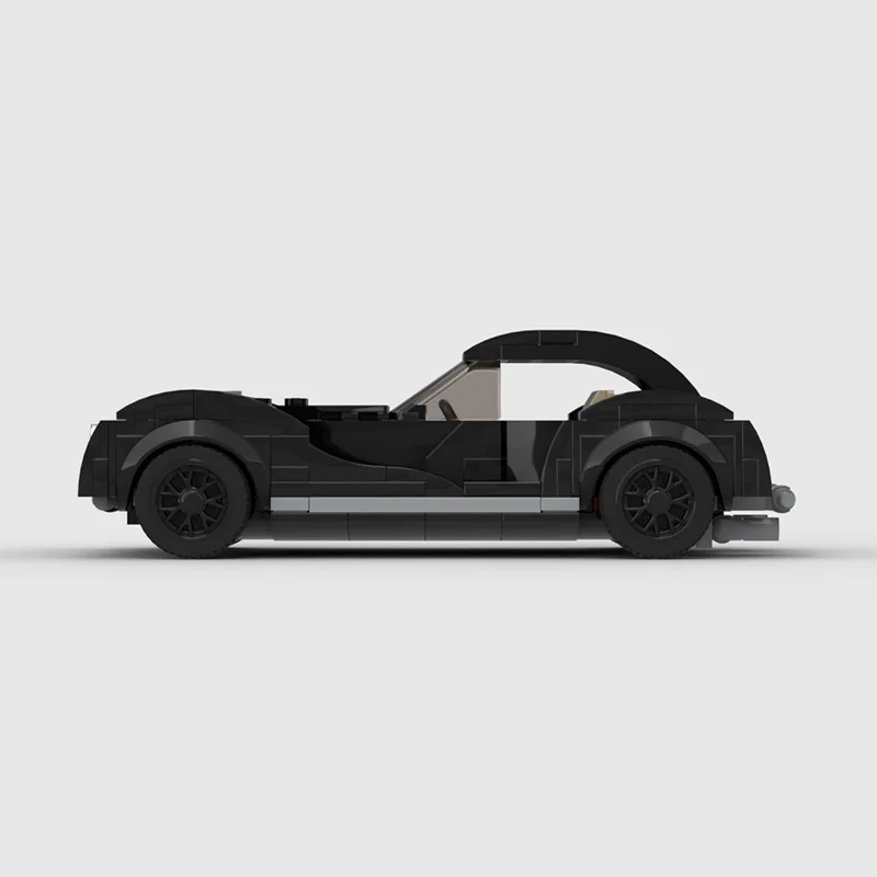 Bausteinmodell DIY Kinder-Montagespielzeug Jungen Geburtstagsgeschenk MOC Kreatives Retro Vintage Auto Set Nostalgische Klassische Schwarze Limousine – Detail 4
