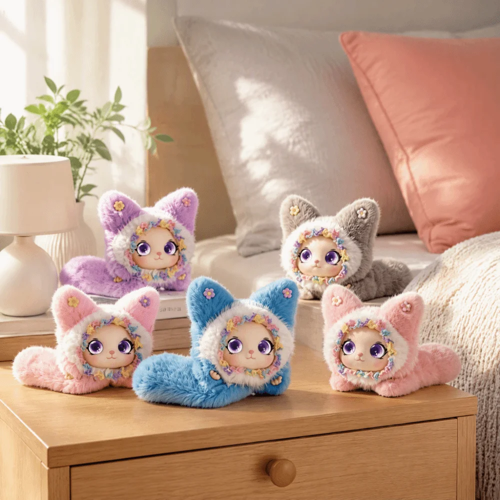 AI Continuous Dialogue AI Cat Intelligent Voice Communication Winking Interaction AI Companion KeyChain Personal Companion