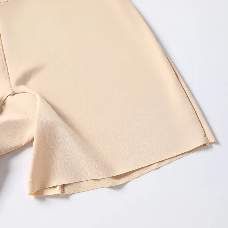 المرأة الصيف عالية الخصر الحرير الجليد حجم كبير Se السراويل Sl المحملة ربع طول طماق تنفس التخسيس بنطلون #4