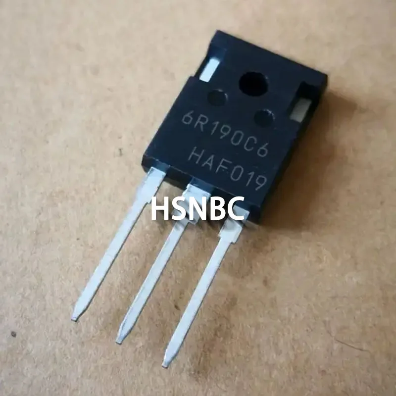 

10 шт./лот IPW60R190C6 6R190C6 TO-247 600V 20.2A MOSFET N-канальный силовой транзистор 100% новый импортный оригинальный