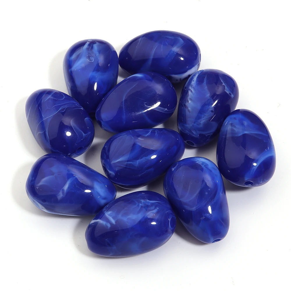 10pcs Irregular Acrylic Beads for DIY Jewelry Making